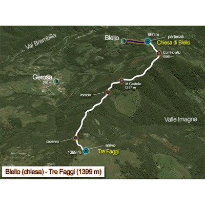 Blello-(Chiesa)- 3 Faggi-(1399m)