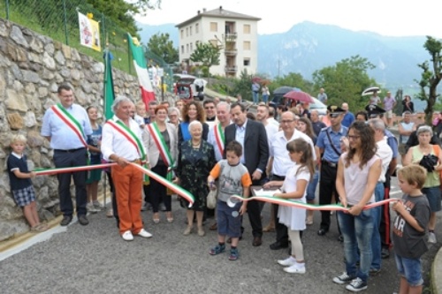 Inaugurazione Nuova Via 20 Luglio 2014, Municipio - ChiesaCimitero Via Papa Giovanni XXIII Santo_1