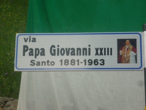 Inaugurazione Nuova Via 20 Luglio 2014, Municipio - ChiesaCimitero Via Papa Giovanni XXIII Santo_4