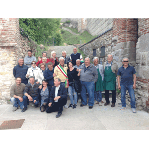 Sindaco di Blello e amici in visita al comune di Soave