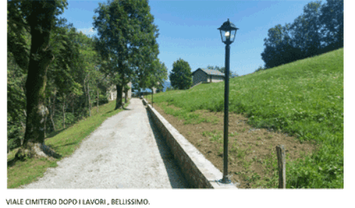 Viale Cimitero dopo i lavori